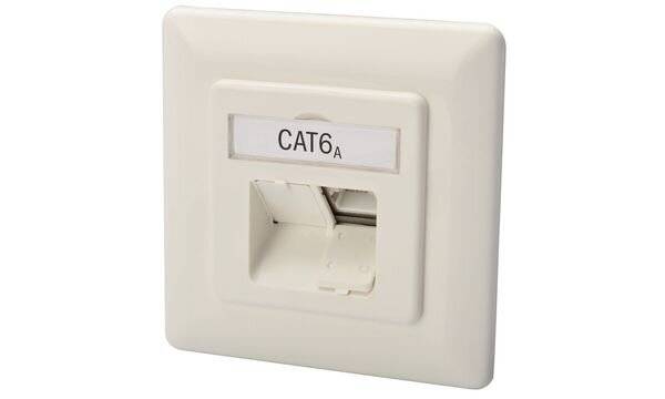 DIGITUS - CAT 6A Klasse EA Netzwerkdose, designkompatibel, geschirmt, Unterputz-7