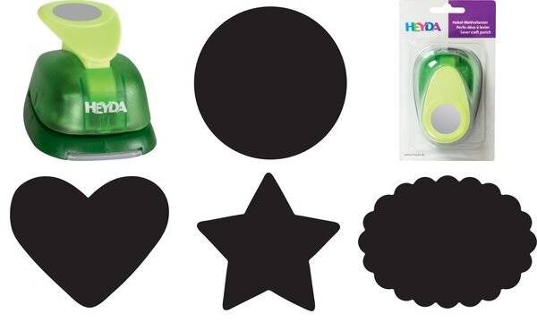 HEYDA Motivstanzer XXL "Herz", Farbe: grün (57301374)