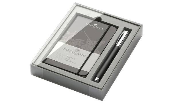 FABER-CASTELL Schreibgeräte-Set Ambition Edelharz, schwarz (5660801)-0