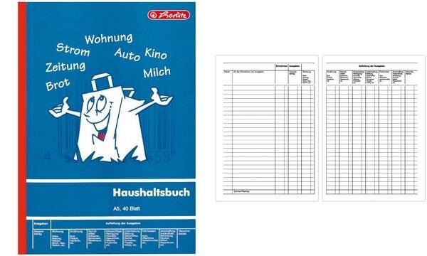 Formularbuch Haushaltsbuch A5 VE=40 Blatt-1