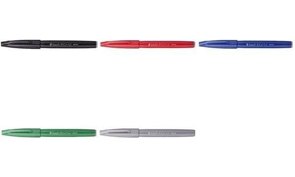 PentelArts Faserschreiber Brush Sign Pen, blau (5102976)-0