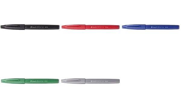 PentelArts Faserschreiber Brush Sign Pen, blau (5102976)
