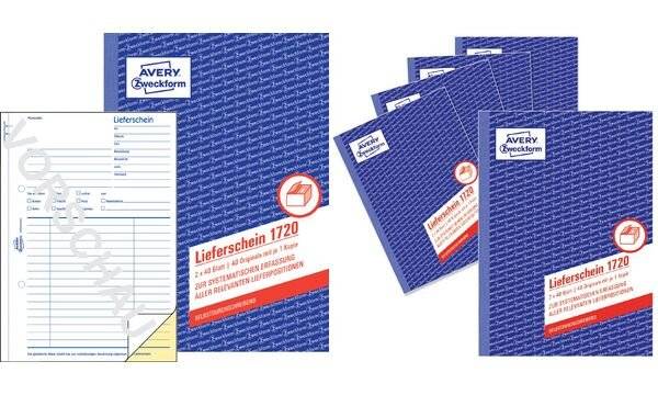AVERY Zweckform Formularbuch "Quittung mit MwSt.", 4+1 (7211735)