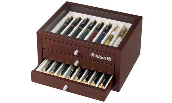 Pelikan Sammler-Schatulle, für 24 Schreibgeräte, nußbaum (56806695)-0