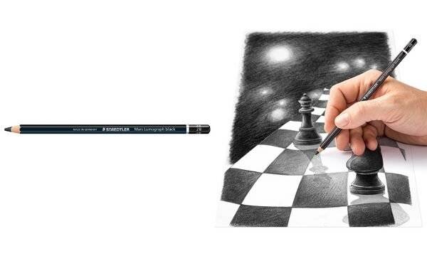 STAEDTLER Bleistift Mars Lumograph black, Härtegrad: 4B (57890180)