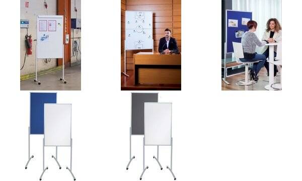 Mulitfunktionstafel PRO mobil 125x78cm Filz bl-3