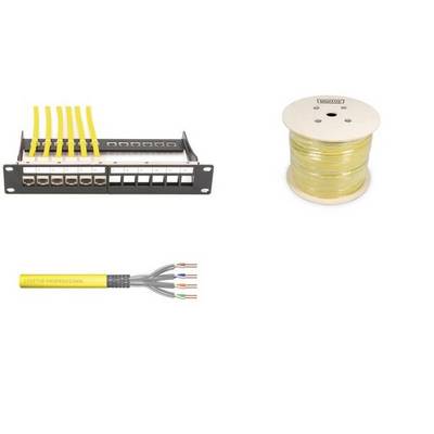 DIGITUS - Cat.7A S/FTP, Verlegekabel, 500 m, Simplex, Dca-s1a d1 a1-6