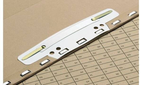ELBA Einhängeheftstreifen für Registraturen, aus PVC, weiß (61027592)-0