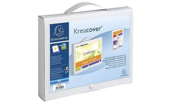 EXACOMPTA Archivbox KreacoverÂ® PP A4 weiß-5