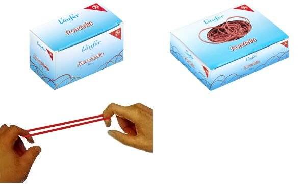 Gummiringe Rondella Nr. 4/25mm rot 100g-0