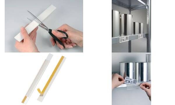 DURABLE SCANFIX - Selbstklebende Etikettentasche - durchsichtig (Packung mit 5)-3