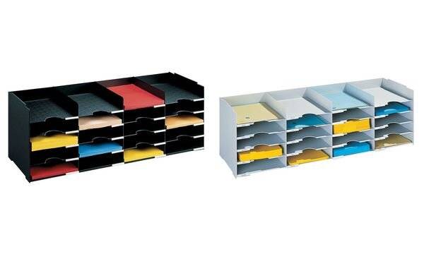 PAPERFLOW Sortierstation Formularbox, 20 Fächer, schwarz (74600030)