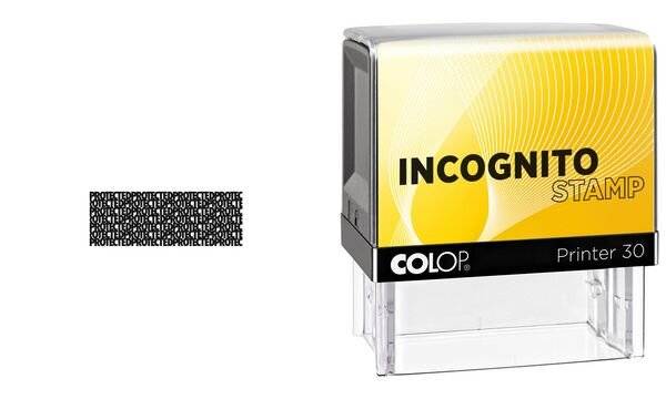 COLOP Datenschutzstempel Incognito Printer 30 LGT, gelb/-1