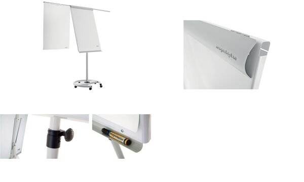 Flipchart de Luxe mobil lichtgrau/weiß-4