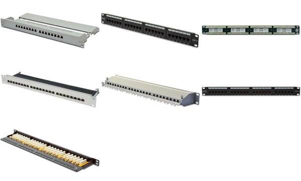 Digitus DN-91624U 24 Port Netzwerk-Patchpanel 483 mm (19") CAT 6 1 HE Schwarz Unbestückt-3