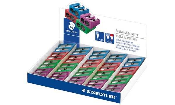 STAEDTLER Doppel-Spitzer Metallic, aus Metall, 20er Display (5655403)-1