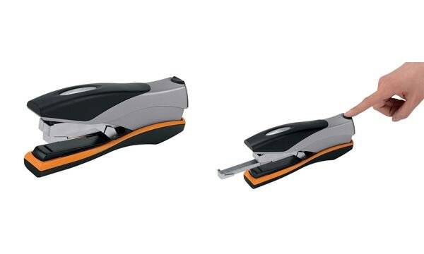 Heftgerät Optima 40 - orange/silber/schwarz-5