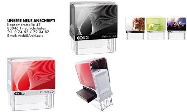 COLOP Textstempel Printer 30, 5-zeilig, mit Gutschein-1