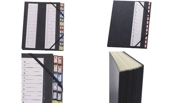 extendos Pultordner 48.12, 12 Fächer, mit Eckspannergummi-1