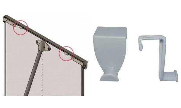 FRANKEN Blockhalter für Flipchart EL-FC, hellgrau-1