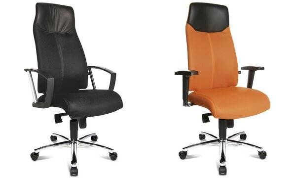 Topstar Chefsessel "High Sit up", schwarz, inkl. Armlehnen-1
