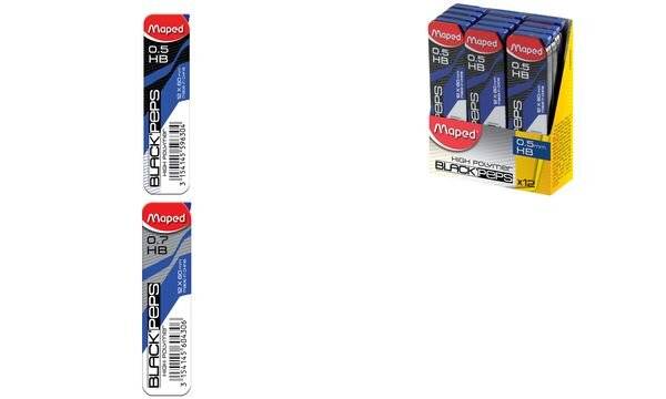 Maped Druckbleistift-Mine BLACK'PEPS, 0,5 mm, 12er Display-1