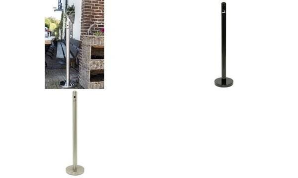 Securit Standaschersystem SMOKER POLE - Pfosten, silber-1