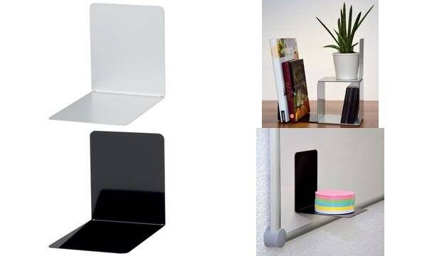 MAUL Buchstütze aus Metall, magnethaftend, grau (5635106)-2