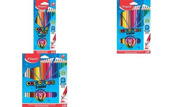 Maped Dreikant-Buntstifte COLOR'PEPS STRONG, 24er Kartonetui (82862724)