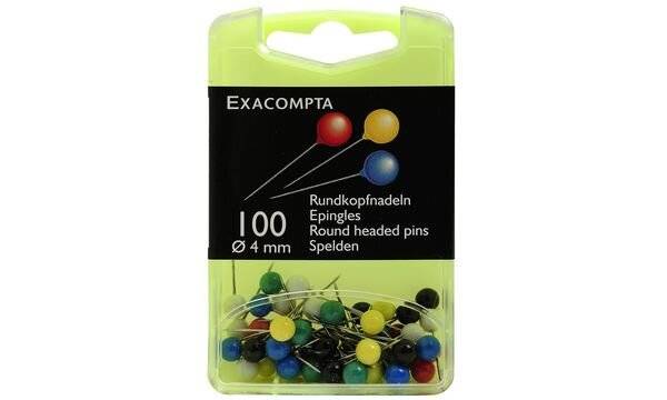 Blisterbox mit 100 Stück Rundkopfnadeln, Ã15mm, Spitze 4mm-2