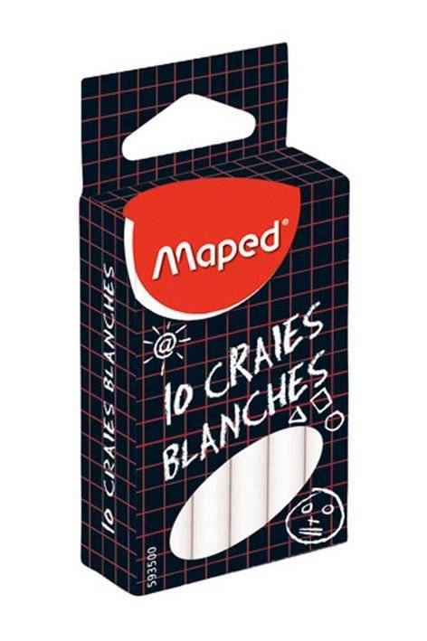 Symbolbild für Maped Wandtafelkreide WHITE'PEPS, rund, weiß
