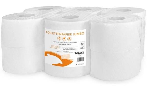 Tapira Großrollen-Toilettenpapier Plus, 2-lagig, 360 m (6420909)
