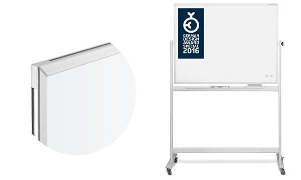 magnetoplan Whiteboard SP Mobil (B x H) 1800 mm x 1200 mm Weiß, Aluminium speziallackiert Beide Seiten nutzbar, Inkl. Ab-2