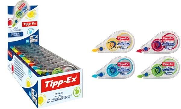 BIC - Korrekturroller Mini Pocket Mouse Pastell 5.0 mm 1 St.