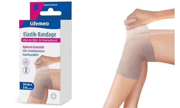 Lifemed Elastik-Bandage, hautfarben, 100 mm x 3,0 m-1