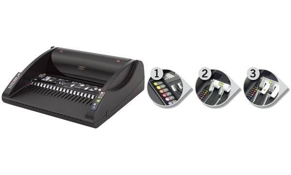GBC Elektrisches Plastikbindegerät CombBind C200E, schwarz (5920723)-5