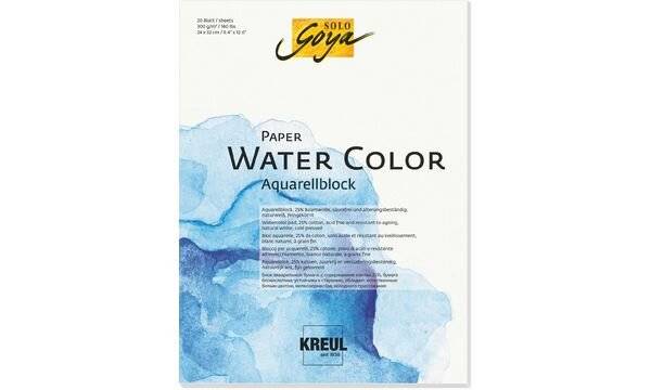 KREUL Künstlerblock SOLO Goya Paper Water Color, 300x400 mm (57602147)-0