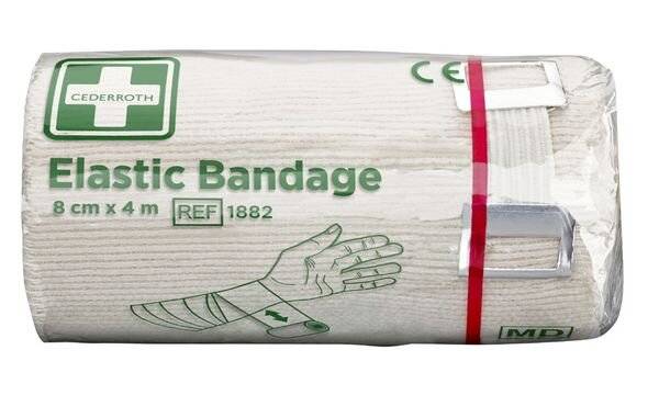 Bandage elastisch 8cm x 4m mit Clip-2