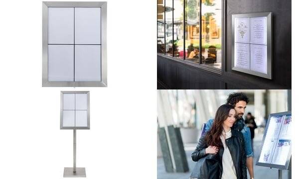 Securit Standfuß für Schaukasten LED Classic (70020205)-1