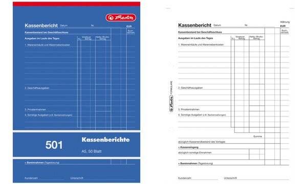 Kassenberichts-Block A5 501 50 Blatt-1