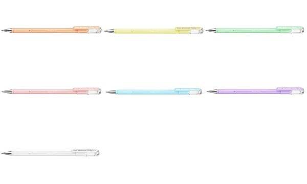 Pentel Gel-Tintenroller Hybrid Milky, weiss-1