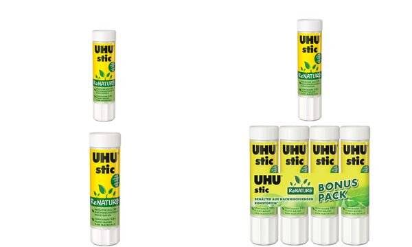 UHU Klebestift stic ReNature, lösemittelfrei, 21 g (5654595)