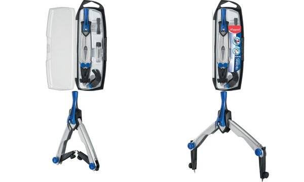 Maped Zirkelkasten Technic Concept, 4-teilig, blau (82538700)-2