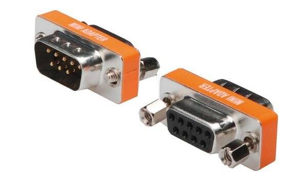 DIGITUS ZERO MODEM ADAPTER D-SUB9 METAL HOUSING M/F VGA D-Sub Silber Mini Zero-Modem Adapter-4