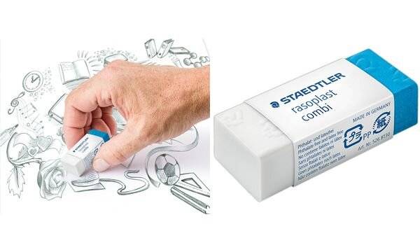 STAEDTLER rasoplast combi - Radierer - 4.3 x 1.9 x 1.3 cm-3