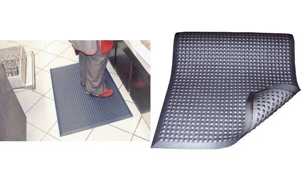 Arbeitsplatzmatte Yoga Ergo Basic 65x95cm grau-3