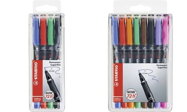 STABILO Folienstift OHPen universal, permanent, 8er Etui (5652086)-2