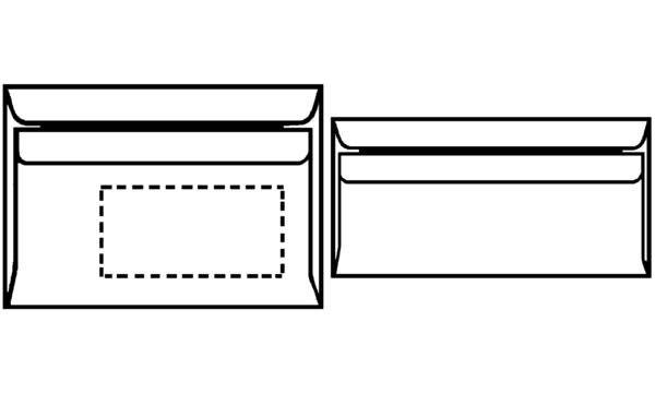 Herlitz 00764787, DL (110 x 220 mm), Weiß, Papier, 100 Stück(e)-2