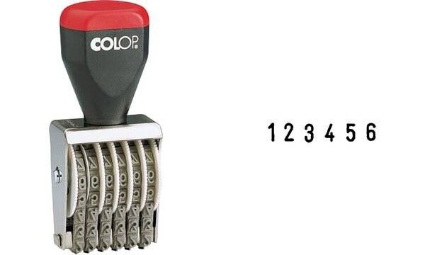 COLOP Ziffernstempel 04006, 6-stellig (62518041)-0
