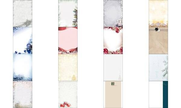sigel Weihnachts-Motiv-Papier "Christmas with apples", A4 (8203918)